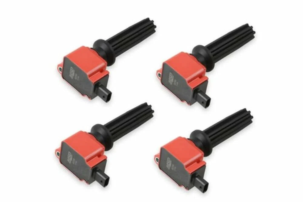 MSD Ignition Coils 2012-2019 Ford 2.0L_2.3L L4 Ecoboost engines Red 4Pack 82594